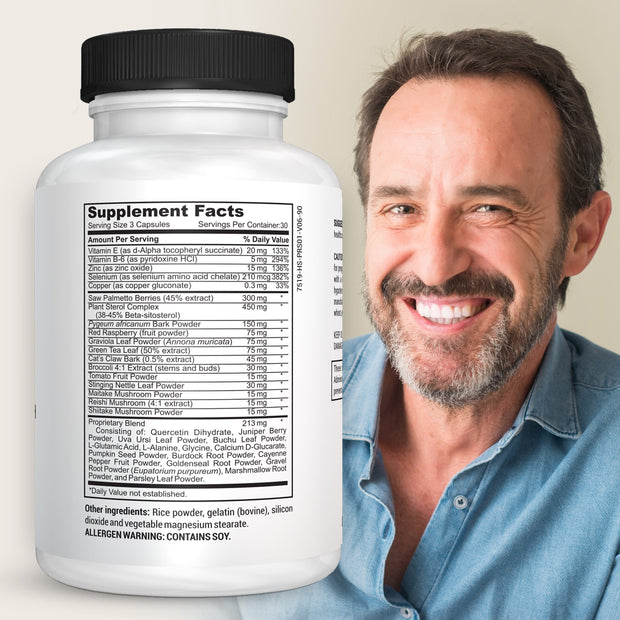 Prostate & Urinary Health Support by Daily Defense