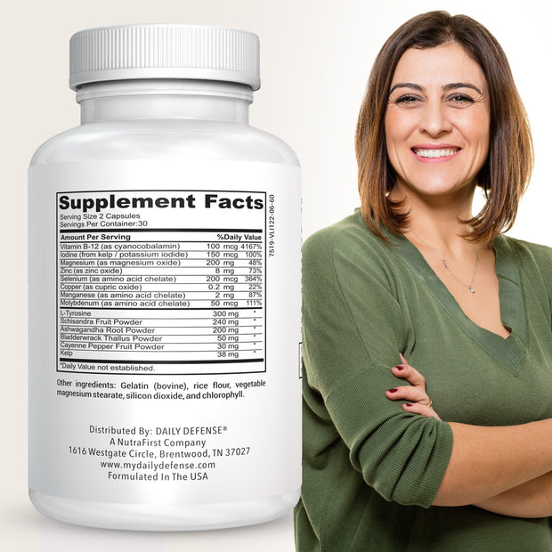 Thyroid Support Supplement Increase Metabolism Natural Thyroid Support Complex