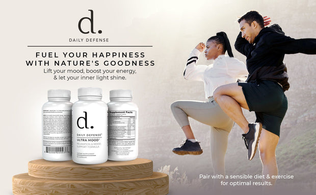 ULTRA MOOD Relaxation & Mood Support Anxiety Formula by Daily Defense