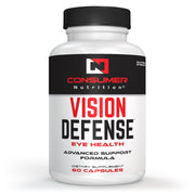 Vision Defense Eye Health Supplement for Adults Supports & Protects Eye Health with Vitamin A, Lutein, Taurine, Turmeric Root, Grape Seed Extract & Milk Thistle Seed