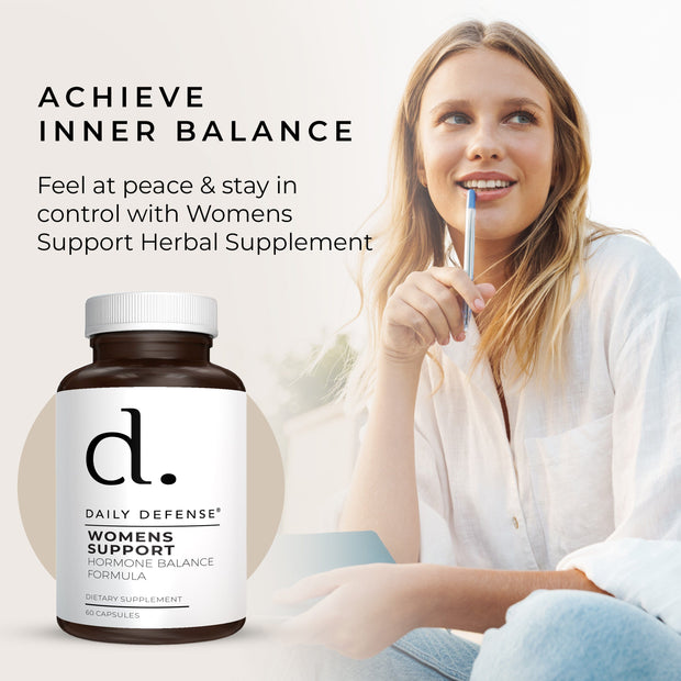 Menopause Support Hormone Balance Formula for Women by Daily Defense