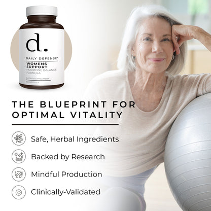 Menopause Support Hormone Balance Formula for Women by Daily Defense