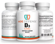 Vitamin D3 5,000 IU Supports Immune Health, Muscle Strength and Cognitive Function